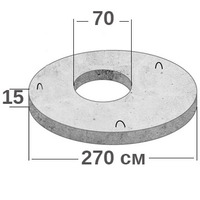 Бетонная плита пп25-1