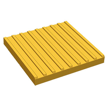 item Тактильная плитка полоса 500хх500 желтая